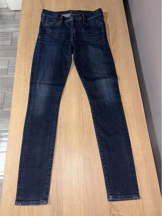 Citizens Of Humanity Denim - Citizens of Humanity Ava Low Rise Straight Leg Jeans Womens Size 27 Dark Wash